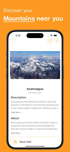 Mountain Identifier ekran görüntüsü