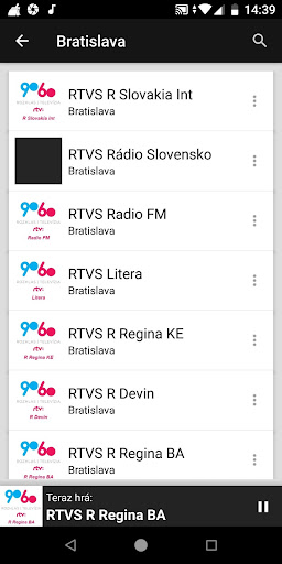 Slovak Radio Stations ekran görüntüsü