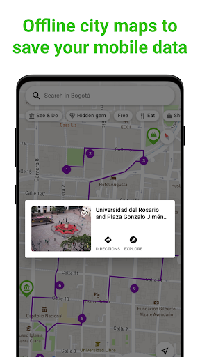 Bogotá Tour Guide:SmartGuide ekran görüntüsü