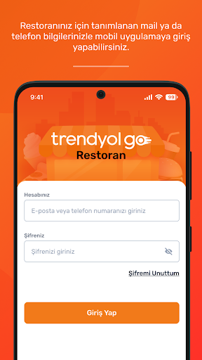 Trendyol Go Restoran Paneli ekran görüntüsü