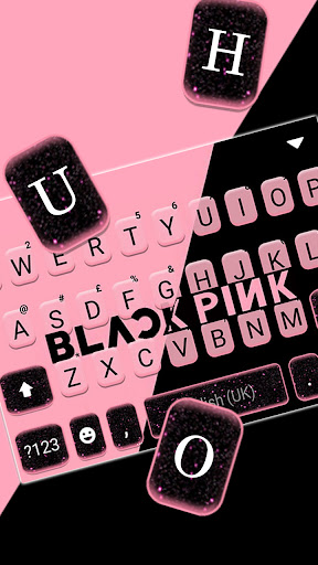 Black Pink Simple Klavye Arkap ekran görüntüsü