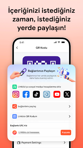 Linkbio - Web sitesi oluştur ekran görüntüsü