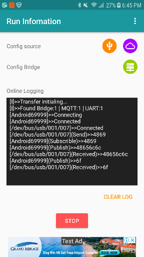 Usb Serial Port IoT Gateway ekran görüntüsü