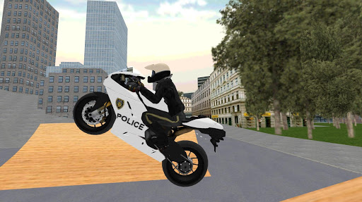Police Motorbike Simulator 3D ekran görüntüsü