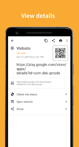 My QR code Reader ekran görüntüsü