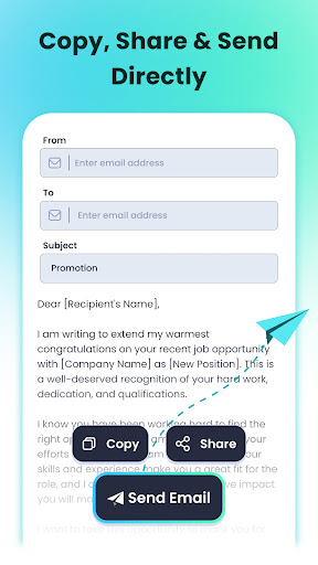 AI Email Writer ekran görüntüsü