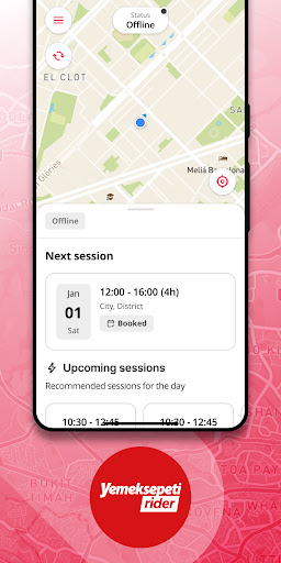 Yemeksepeti Express Kurye App ekran görüntüsü