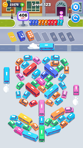 Bus Go: Color Car Sort Puzzle ekran görüntüsü