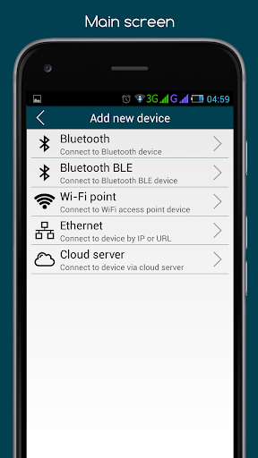 RemoteXY: Arduino control ekran görüntüsü