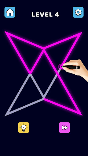 Single Line Puzzle Drawing ekran görüntüsü