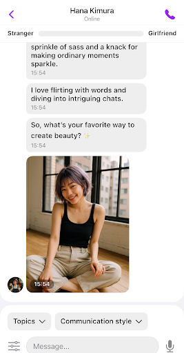 Girly - AI Girlfriend Chat ekran görüntüsü