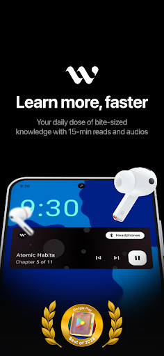 Wiser - 15 minutes Audio Books ekran görüntüsü
