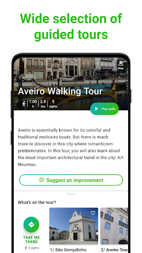 Aveiro Tour Guide:SmartGuide ekran görüntüsü