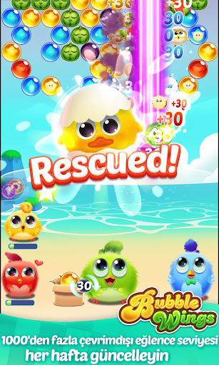 Bubble Wings: bubble shooter ekran görüntüsü