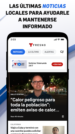 Telemundo Fresno: Noticias ekran görüntüsü