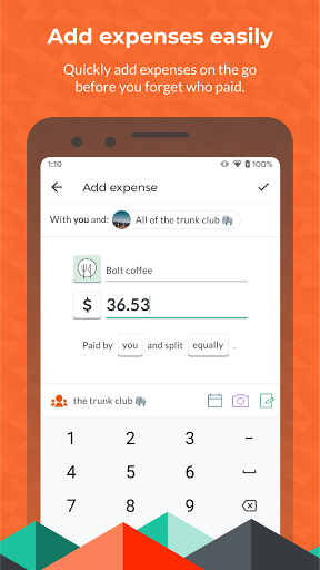 Splitwise ekran görüntüsü