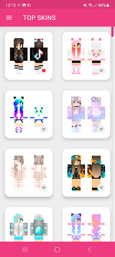 Girls Skins for Minecraft PE ekran görüntüsü