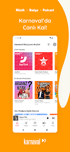Karnaval: Müzik Radyo Podcast ekran görüntüsü