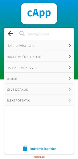 cApp ekran görüntüsü