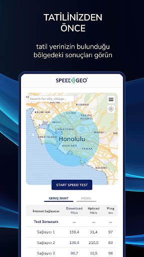 Hız Testi: Speed Test SpeedGeo ekran görüntüsü