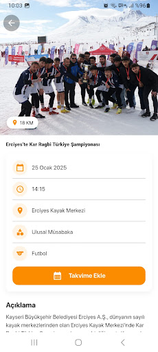 Sportif Kayseri ekran görüntüsü