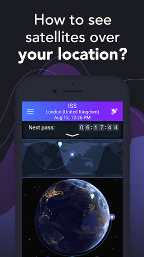 Satellite Tracker by Star Walk ekran görüntüsü