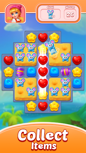 Sweet Candy Puzzle: Match Game ekran görüntüsü