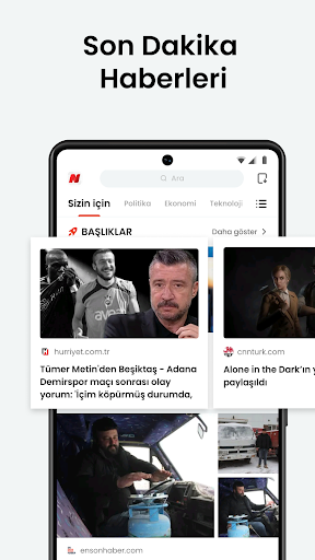 Opera News: En son TR Manşeti ekran görüntüsü