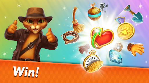 Indy Cat 2: Match 3 game ekran görüntüsü
