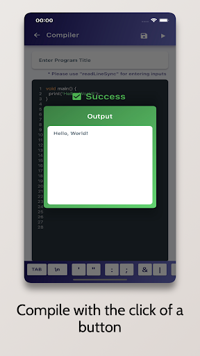 Dart Compiler - Run .dart Code ekran görüntüsü