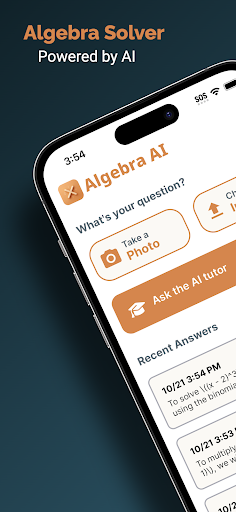 Algebra Solver - Algebra AI ekran görüntüsü