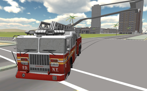 Fire Truck Driving 3D ekran görüntüsü