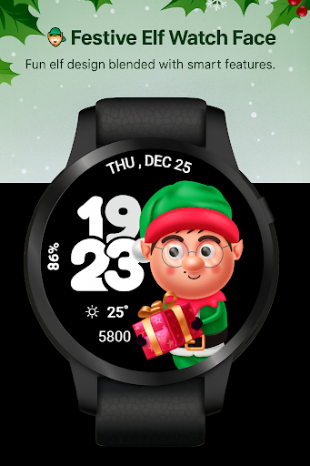 Xmas WatchFace Wear OS ekran görüntüsü