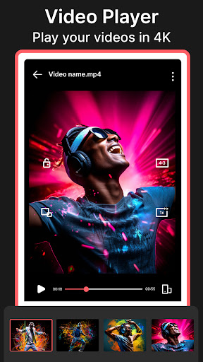AI Video Editor & Media Player ekran görüntüsü