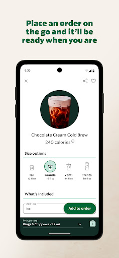 Starbucks ekran görüntüsü