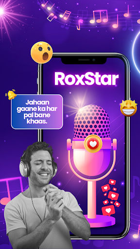 RoxStar : Karaoke Singing App ekran görüntüsü