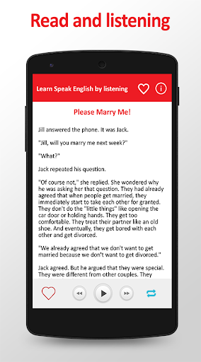 Listen & Learn Speak English ekran görüntüsü