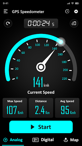 Hız göstergesi - Odometer ekran görüntüsü