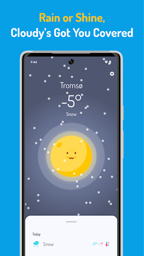 Cloudy - Cute Animated Weather ekran görüntüsü
