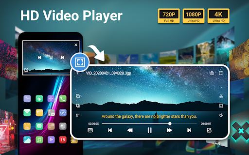 Video oynatıcı - Tam HD Video ekran görüntüsü