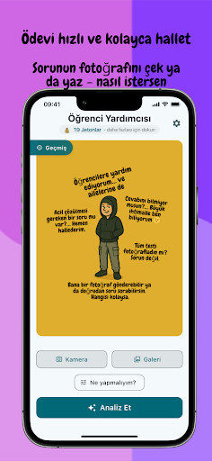 Öğrenci Yardımcısı ekran görüntüsü