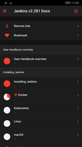 Jenkins v2.281 Docs ekran görüntüsü