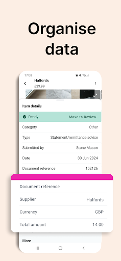 Receipt Tracker App - Dext ekran görüntüsü