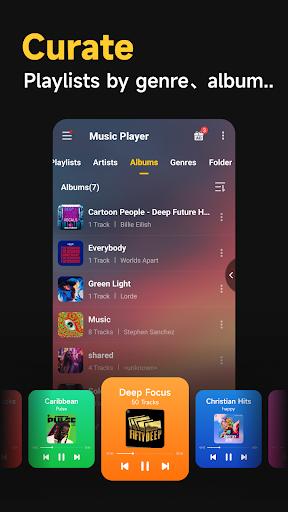 Müzik Çalar ve Ekolayzır ekran görüntüsü