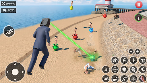 Toilet Games-3D Toilet Monster ekran görüntüsü