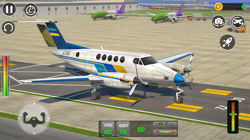 Airplane Simulator Flight 3D ekran görüntüsü