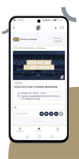 PuskásAkadémia ekran görüntüsü