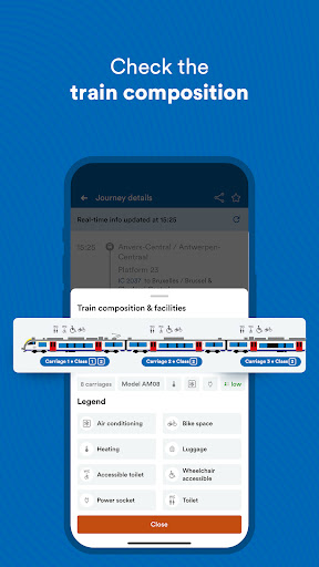 SNCB/NMBS: Timetable & tickets ekran görüntüsü