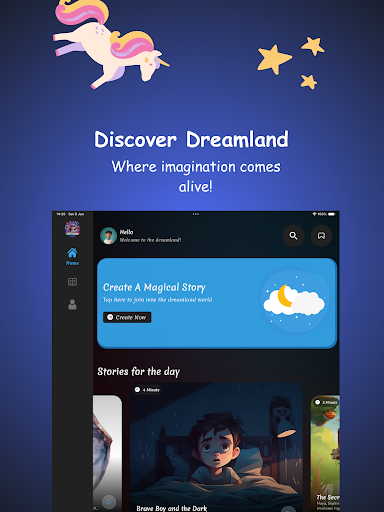 Dreamland: Create Kids Stories ekran görüntüsü