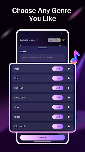 AI Şarkı Oluşturucu: Musicraft ekran görüntüsü